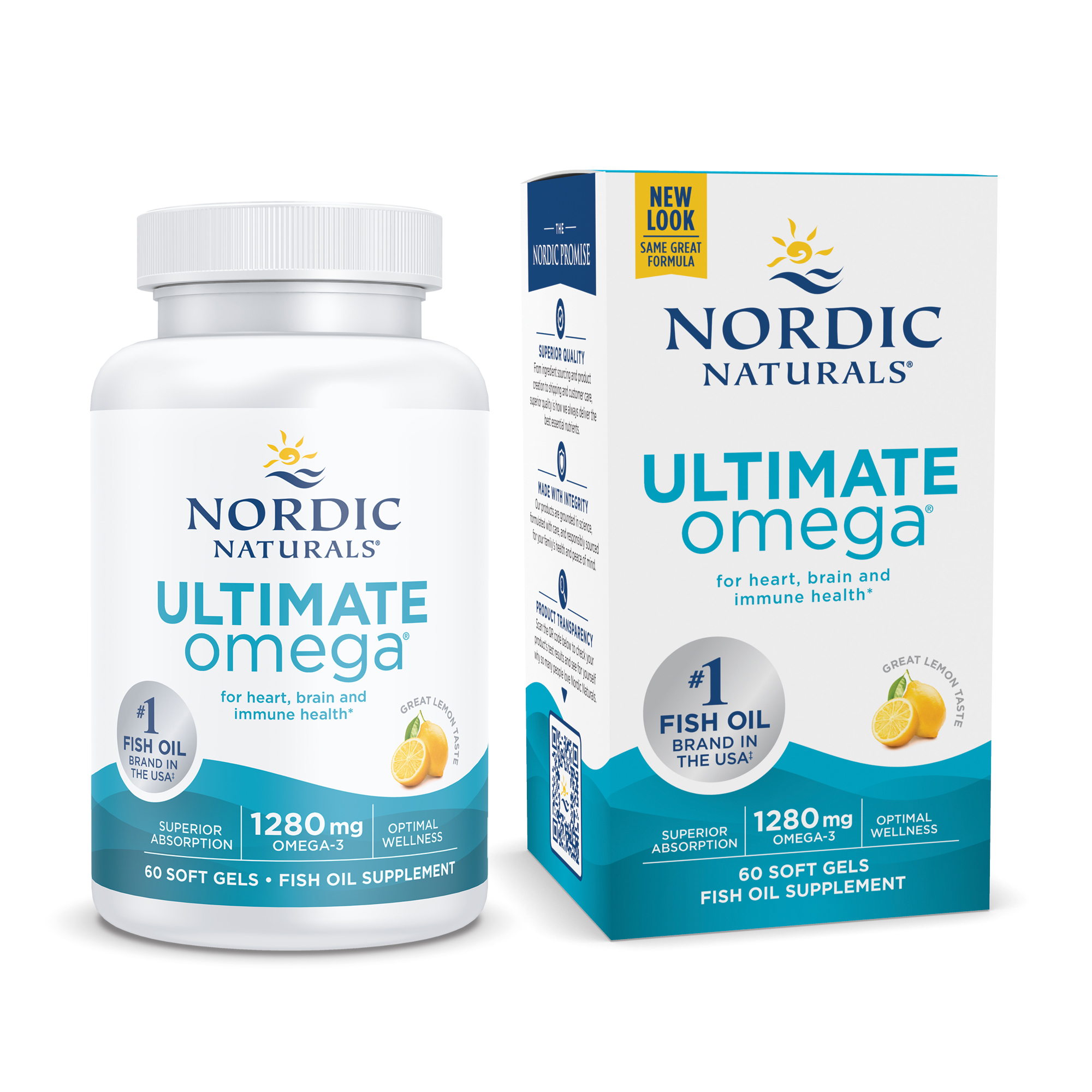 Nordic Naturals Ultimate Omega Lemon 60 Soft Gels
